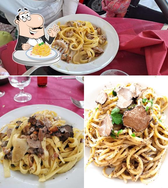 Spaghetti alla carbonara al Da Lucia