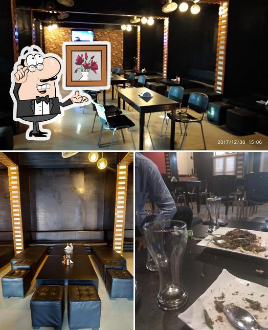 The interior of Ginger Spice Lounge