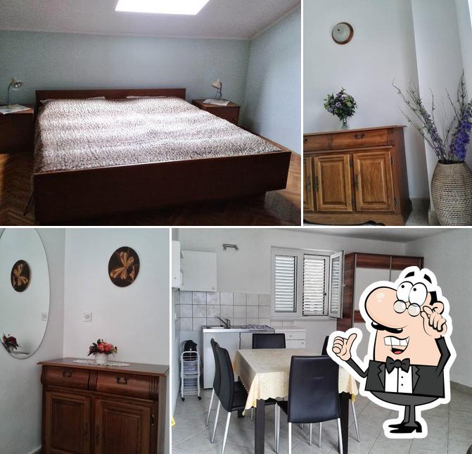 Gli interni di Pansion Garni Stara Novalja