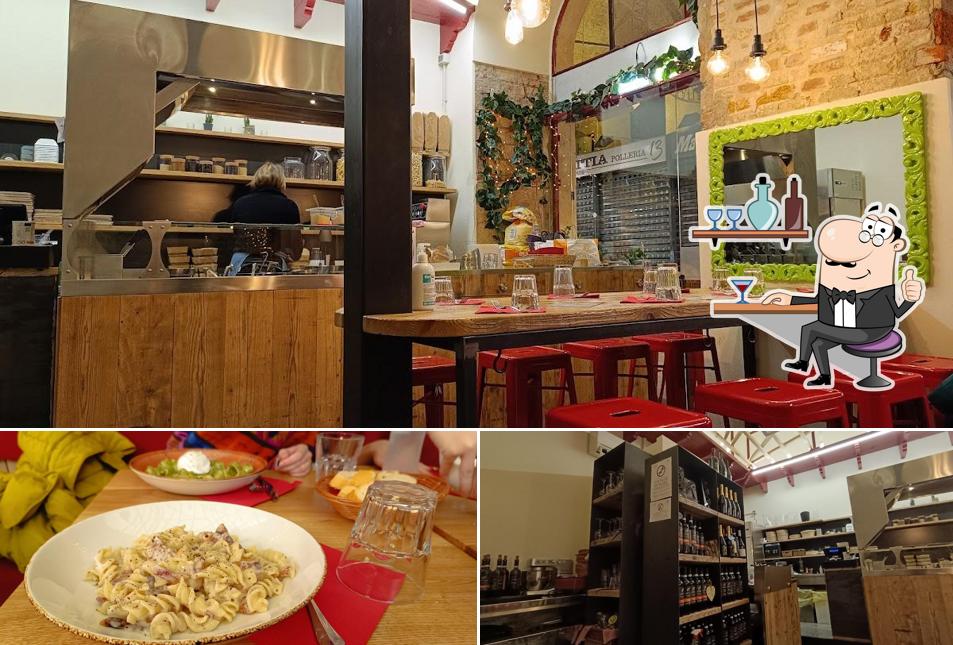 Questa è la foto che raffigura la interni e cibo di Pastasuta
