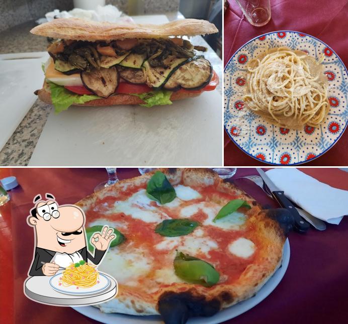 Spaghetti alla carbonara al Pizzeria Olè