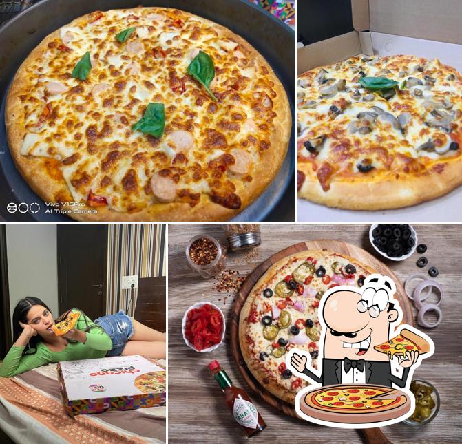 Order various variants of pizza