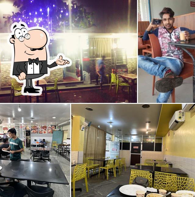 Take a seat at one of the tables at Grace Hotel