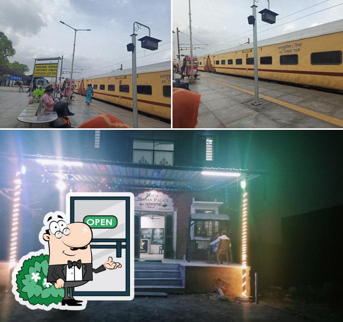 The exterior of Hotel Manan Palace And Restaurant