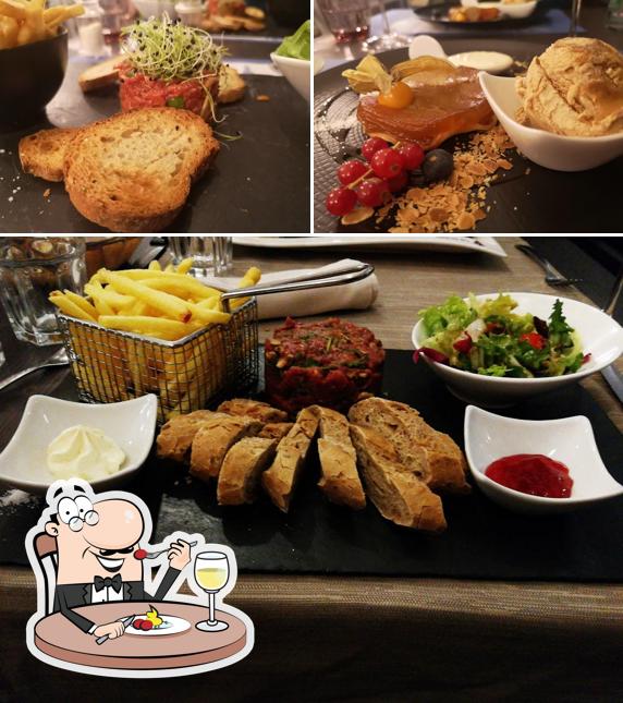 Platti al Hôtel-Restaurant Le Raisin