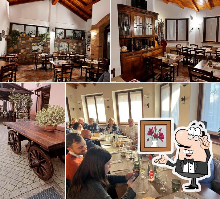 Gli interni di La Campagnola Trattoria-Pizzeria
