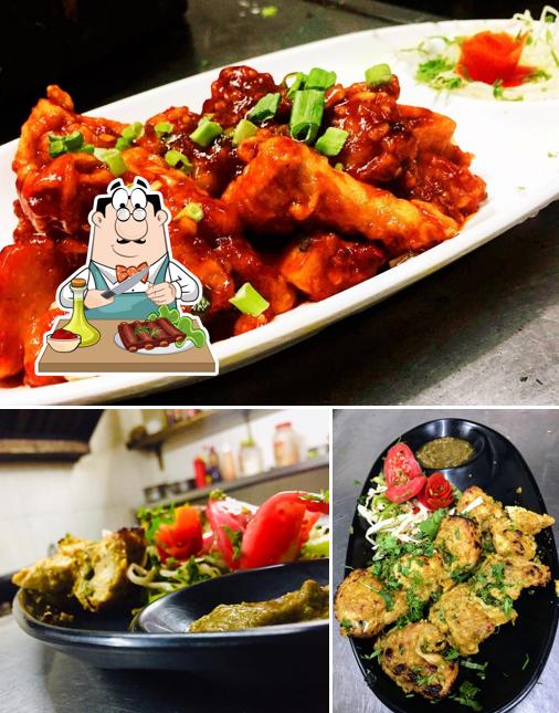 Order meat dishes at Moti's