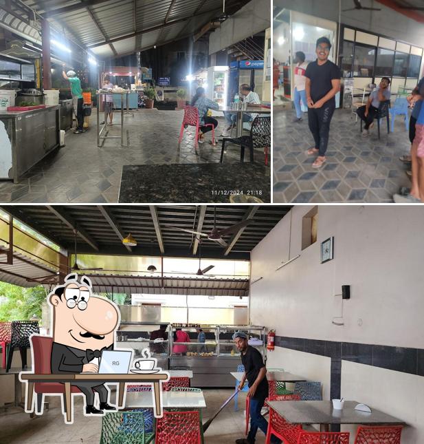 The interior of Akshay Aahar