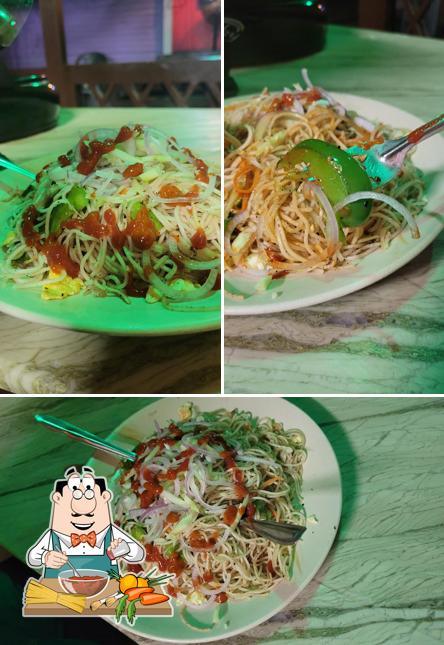 Spaghetti bolognese at Apurba Chinese
