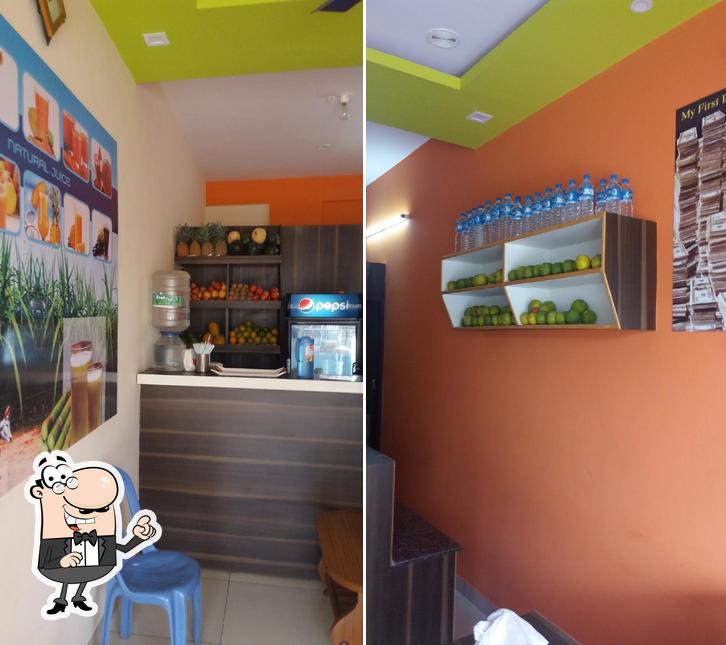 The interior of Bangarpet panipuri
