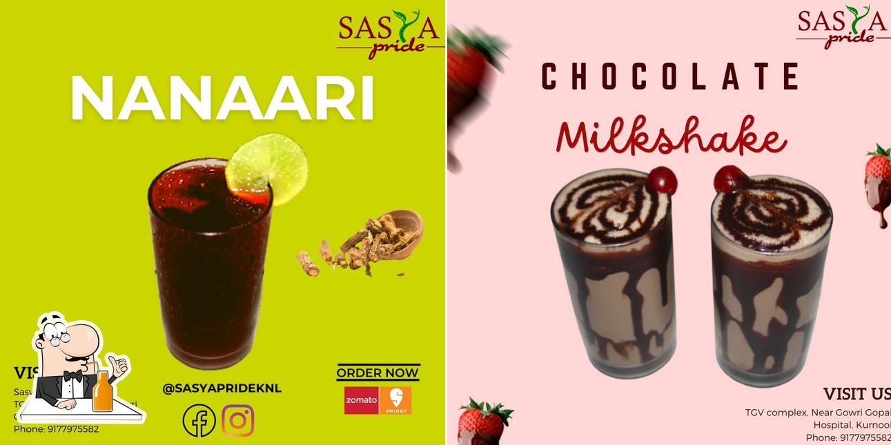 Enjoy a beverage at Hotel Sasya Pride