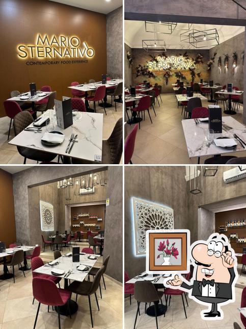 Gli interni di MARIO STERNATIVO CONTEMPORARY FOOD EXPERIENCE