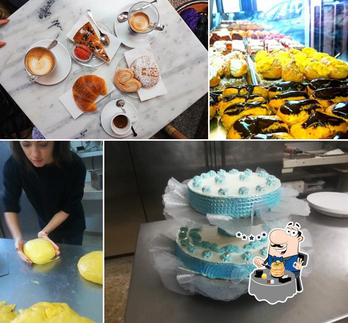 Platti al Pasticceria caffetteria la mimosa