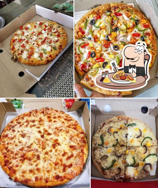 Try out pizza at Pizza 50