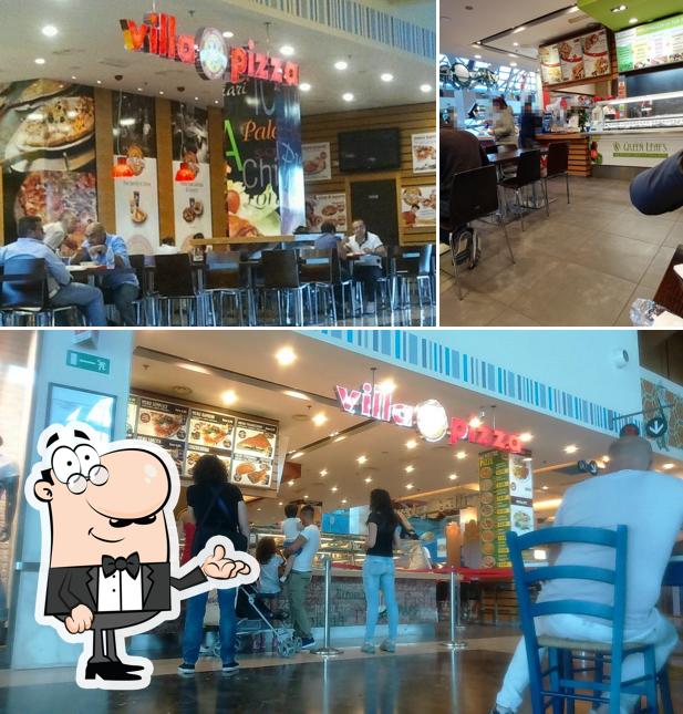 Gli interni di Villa Pizza