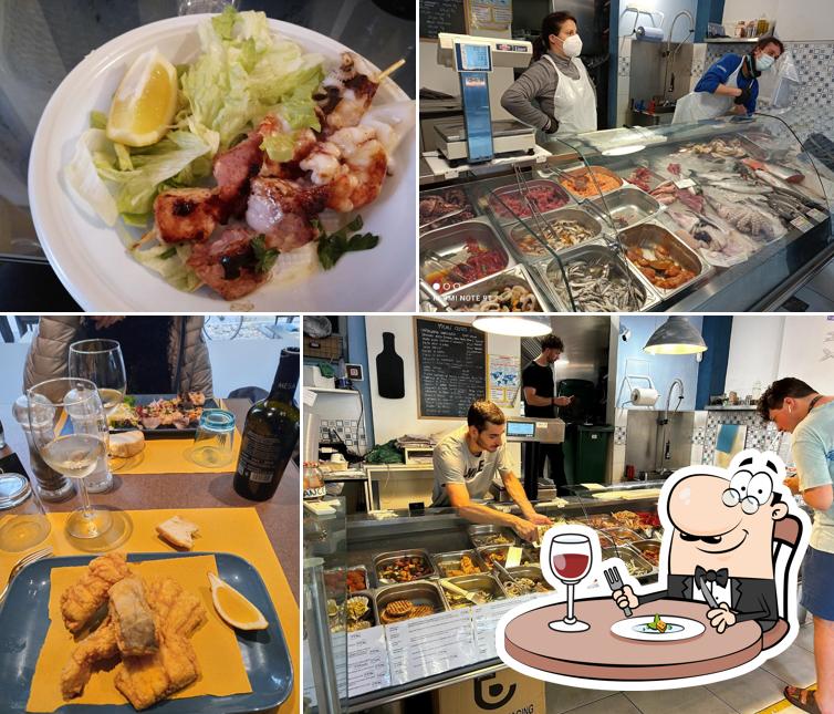 Cibo al Pescheria Mediterraneo