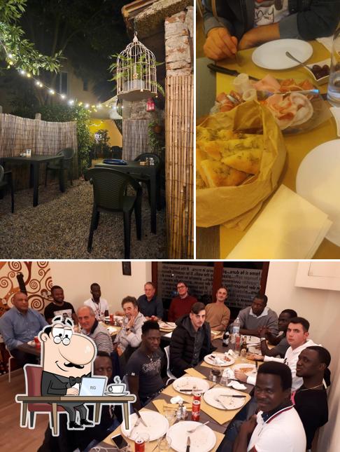 Gli interni di Pizzeria Le Mura