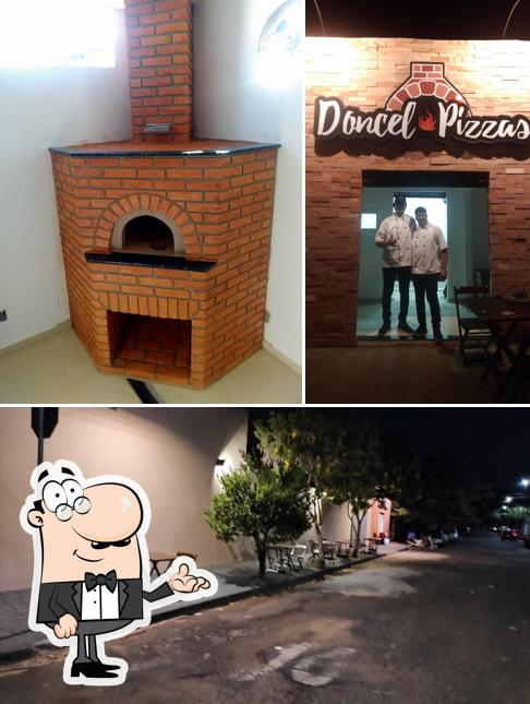 O interior do DONCEL PIZZAS