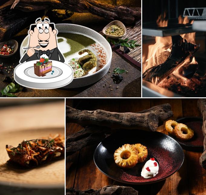 Chocolate cake at Fireside: Flame Craft Dining