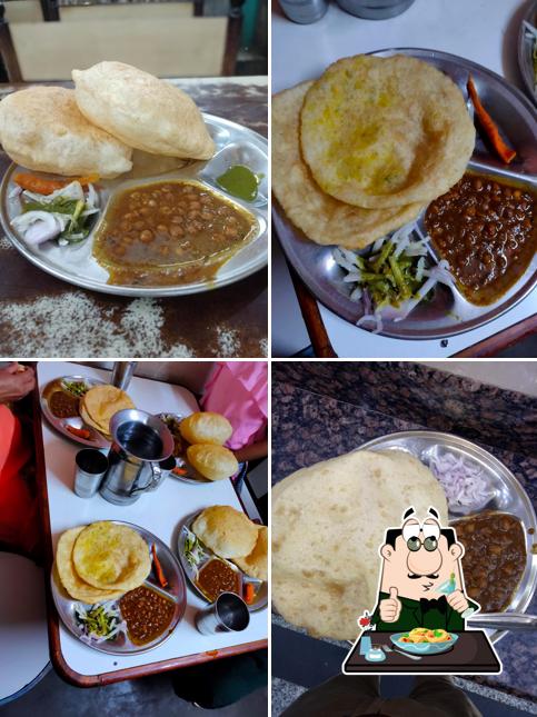 Chole bhature at RADHE CHOLE BHATURE