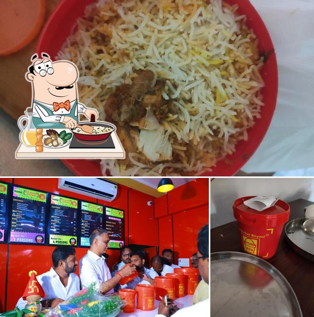 Fried rice at Red Bucket Biryani Siddipet