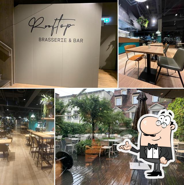Dai un'occhiata agli interni di Rooftop - Brasserie & Bar (im Globus)