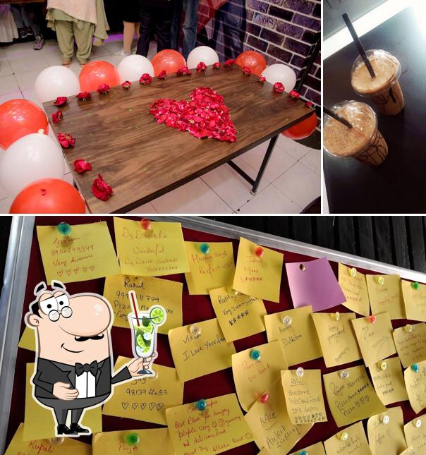 Enjoy a beverage at Tongue Taste Food Court