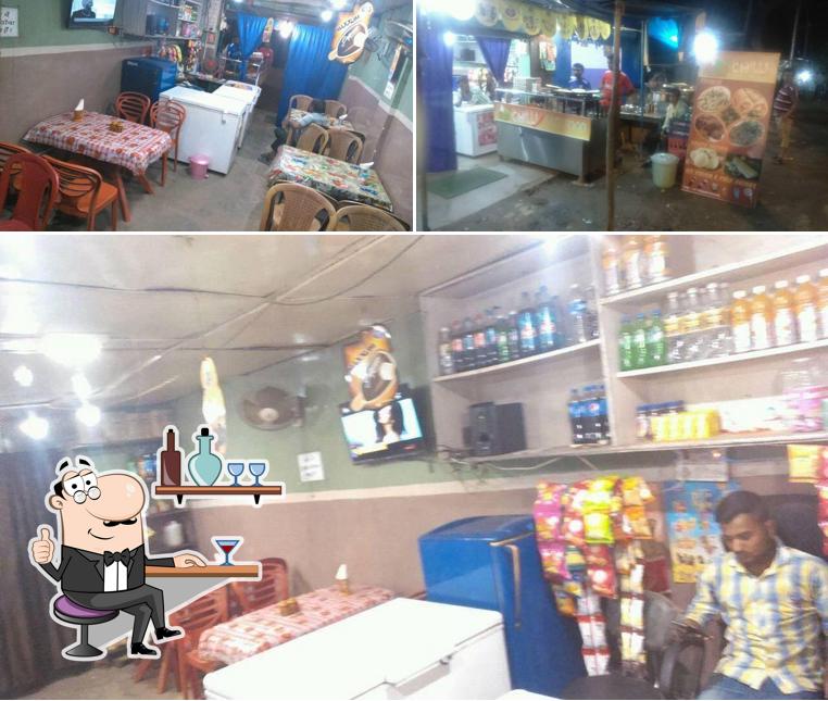Take a look at the picture showing interior and food at The Red chilli