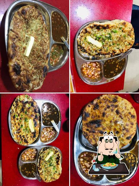 Meals at Bansal amritsari kulcha