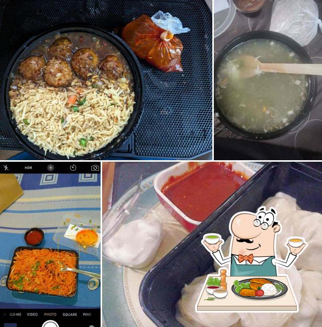 Food at Chimney Sizzlers