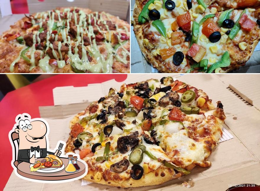 Pick different kinds of pizza