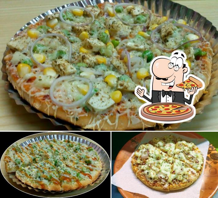 Order different kinds of pizza