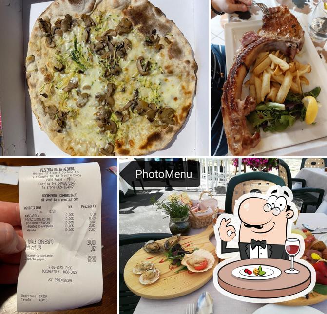 Cibo al Baita Azzurra