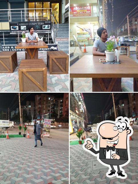 The restaurant's interior and exterior