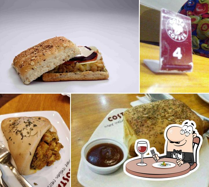 Food at Costa Coffee