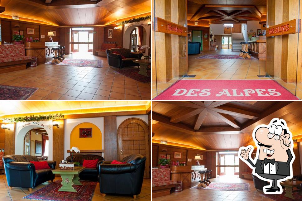 Gli interni di Ristorante Des Alpes