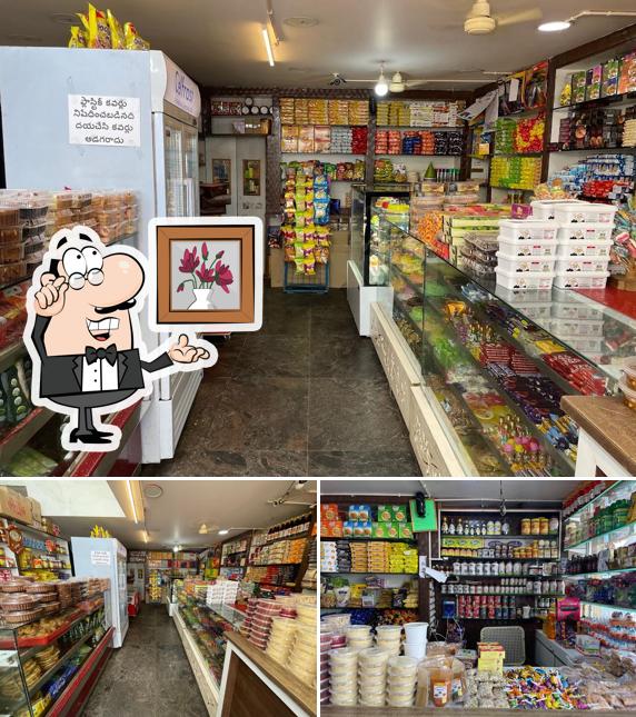 Take a seat at one of the tables at Peevis Bakery