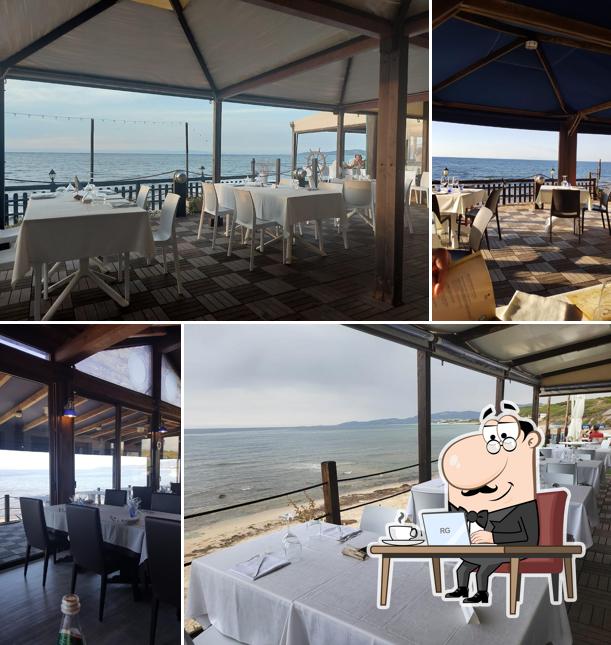 Gli interni di La Locanda del mare