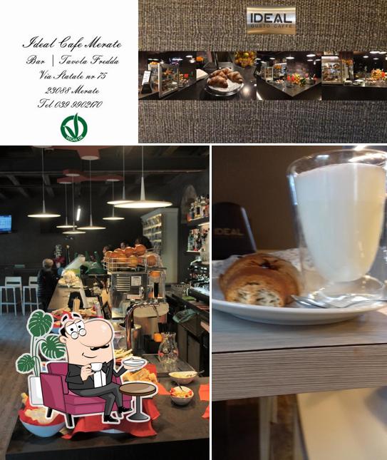 Gli interni di Caffè Ideal (Inverno a Merate)