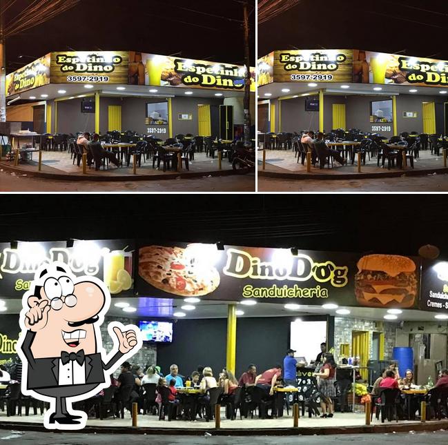 O interior do Espetinho do Dino