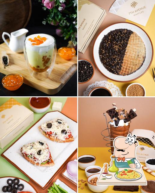 Meals at 7th Avenue waffles Alibag