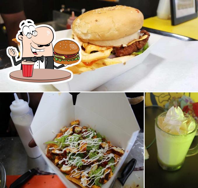 Hamburger at Brew Code