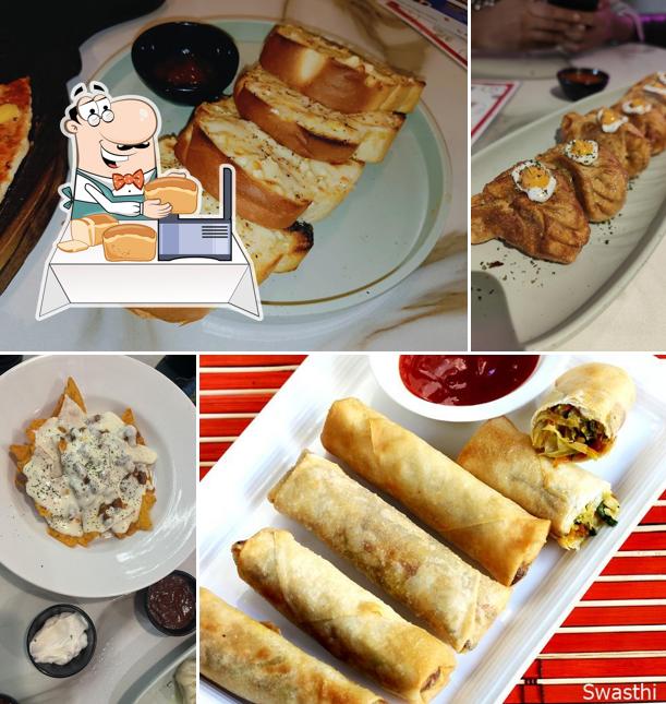 Garlic bread at Herbs & Spice ( Cafe & More )