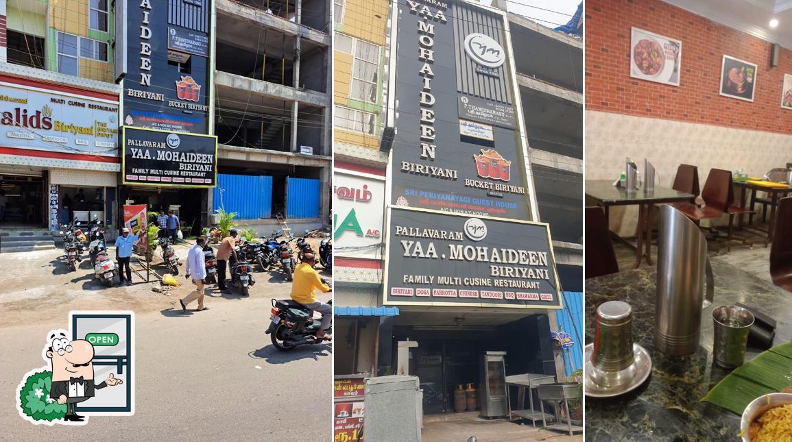 Check out how Pallavaram Yaa Mohaideen Biryani looks outside
