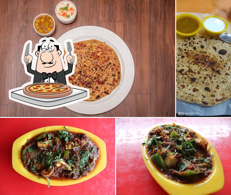 Order pizza at Rasa Paratha VeG