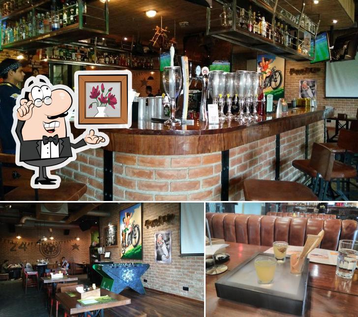 The interior of The Biker's Cafe - Classic ( Brewpub)