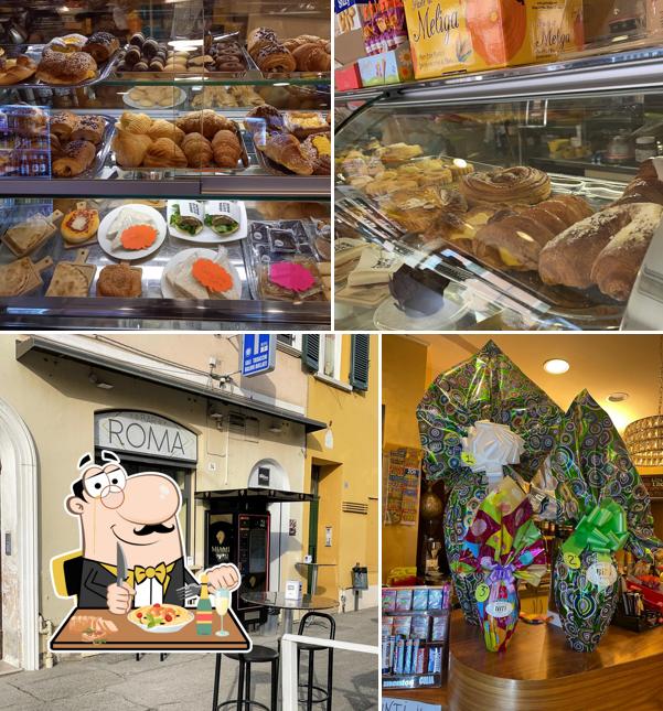 Guarda la immagine che raffigura la cibo e interni di Bar Roma