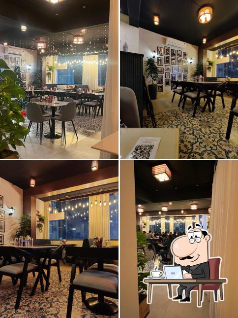 The interior of Hitchin Bistro