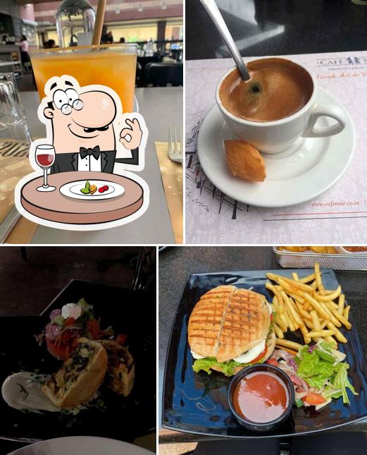 Food at Cafe Noir