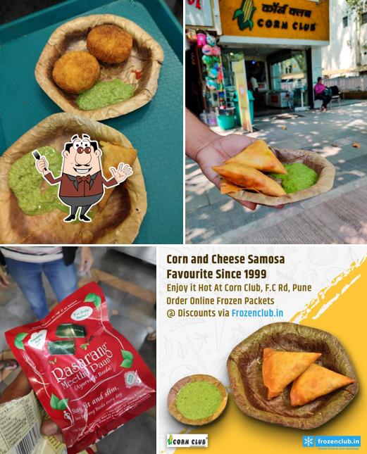Food at Corn Club